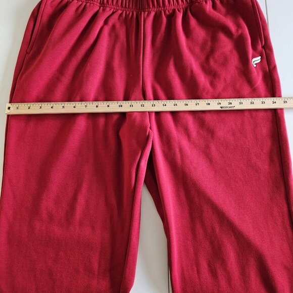 Fabletics Sweatpants Women 2X Red Pockets Fleece Inside FB5732 Active Athleisure - Picture 6 of 16